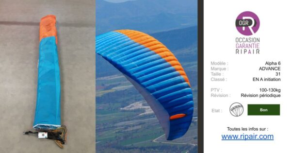 Alpha 6 ADVANCE 31 - PARAPENTE OCCASION