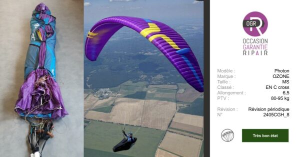 Photon OZONE MS - PARAPENTE OCCASION