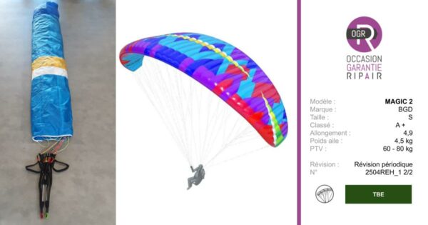 MAGIC 2 BGD S - PARAPENTE OCCASION