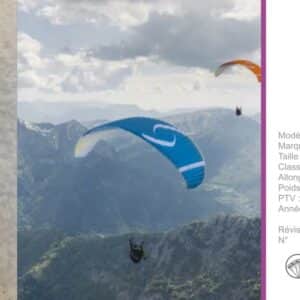 BIRDY SUPAIR M- PARAPENTE OCCASION