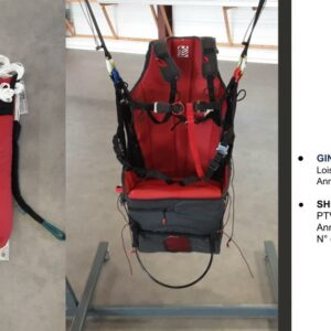 PACK GINGO AIRLITE 5 M + SHINE SUPAIR M - PARAPENTE OCCASION
