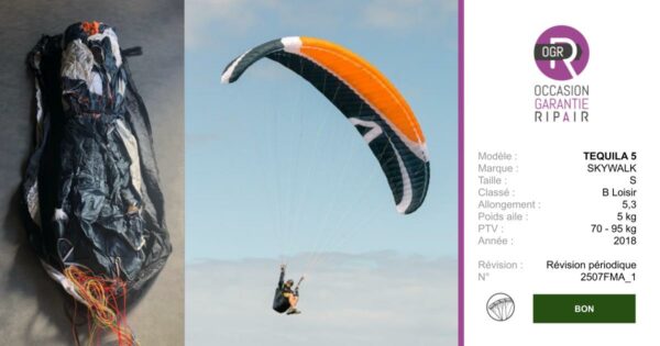 TEQUILA 5 SKYWALK S - PARAPENTE OCCASION