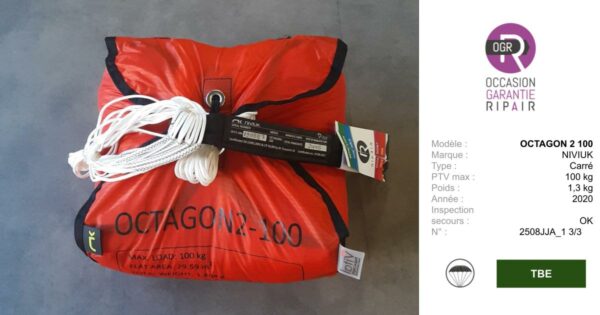 OCTAGON 2 100 NIVIUK - SECOURS PARAPENTE OCCASION