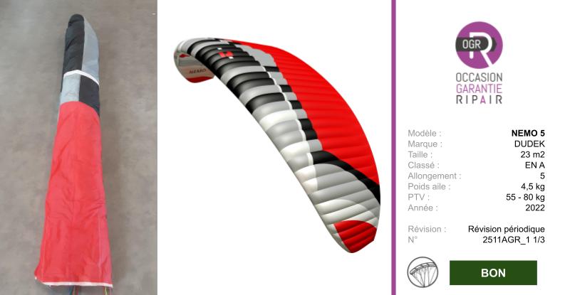 NEMO 5 DUDEK 23 - PARAPENTE OCCASION