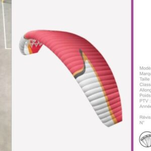 SKIN 3 NIVIUK 20 - PARAPENTE OCCASION