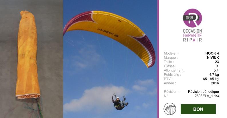 HOOK 4 NIVIUK 23 - PARAPENTE OCCASION