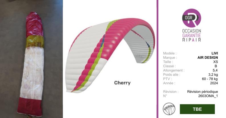 LIVI AIR DESIGN XS - PARAPENTE OCCASION