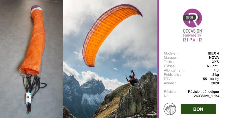 IBEX 4 NOVA XXS - PARAPENTE OCCASION