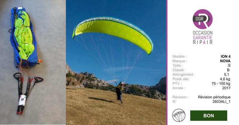 ION 4 NOVA S - PARAPENTE OCCASION