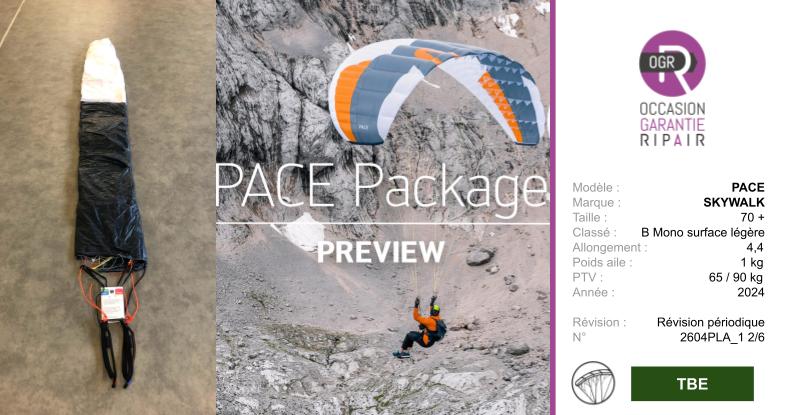 PACE SKYWALK 70 + - PARAPENTE OCCASION