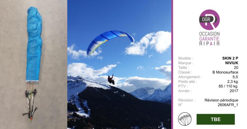 SKIN 2P NIVIUK 20 - PARAPENTE OCCASION
