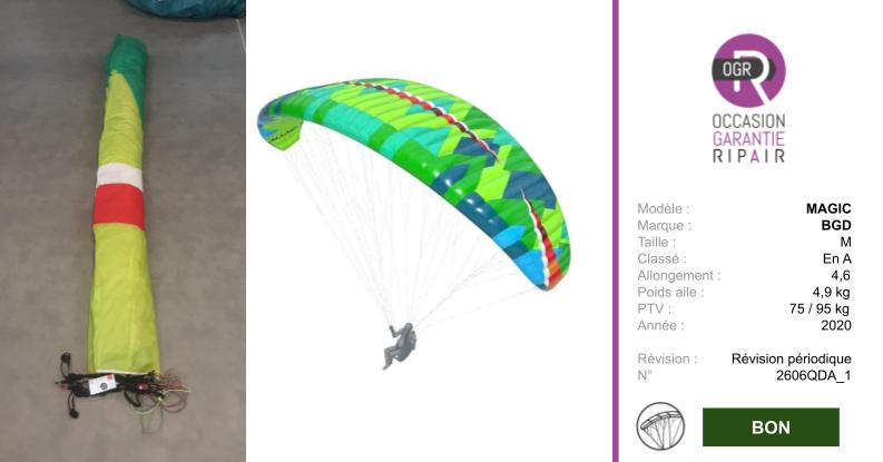 MAGIC BGD M - PARAPENTE OCCASION