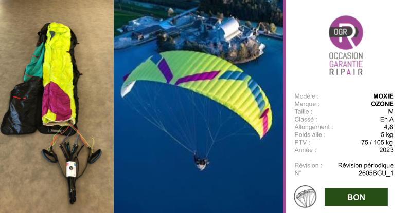 MOXIE OZONE M - PARAPENTE OCCASION