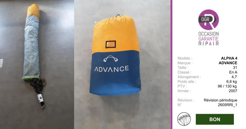 ALPHA 4 ADVANCE 31 - PARAPENTE OCCASION