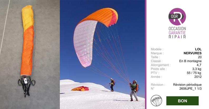 LOL NERVURES 20 - PARAPENTE OCCASION