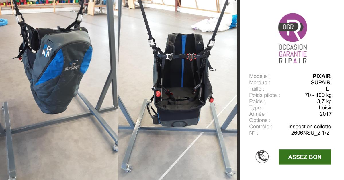 PIXAIR SUPAIR L - SELLETTE PARAPENTE OCCASION