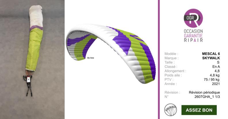 MESCAL 6 SKYWALK S - PARAPENTE OCCASION