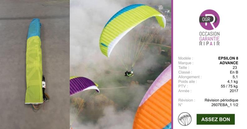 EPSILON 8 ADVANCE 23 - PARAPENTE OCCASION