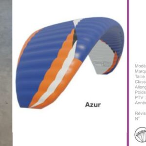 EAZY 3 AIR DESIGN S - PARAPENTE OCCASION