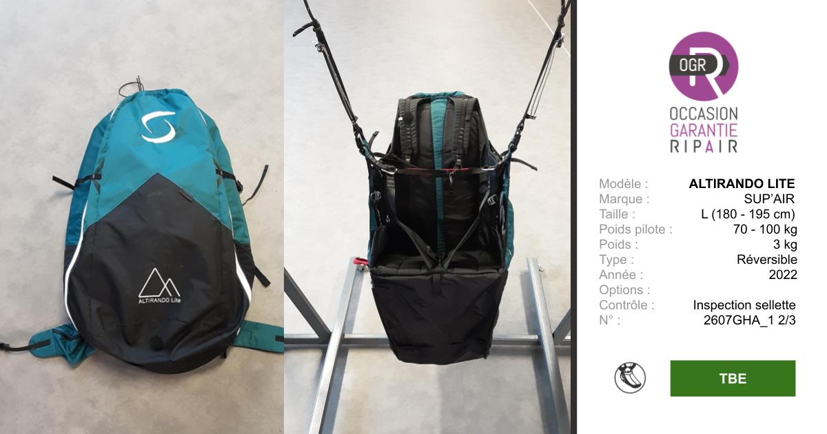ALTIRANDO LITE SUPAIR L - SELLETTE PARAPENTE OCCASION