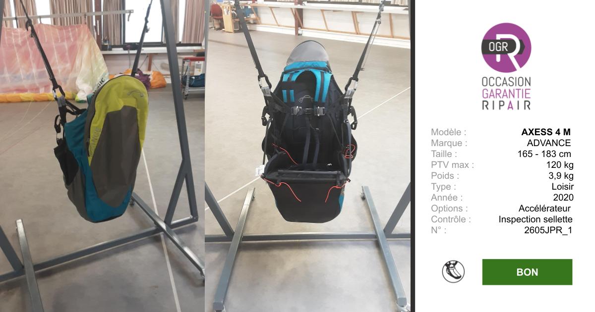 AXESS 4 ADVANCE M - SELLETTE PARAPENTE OCCASION