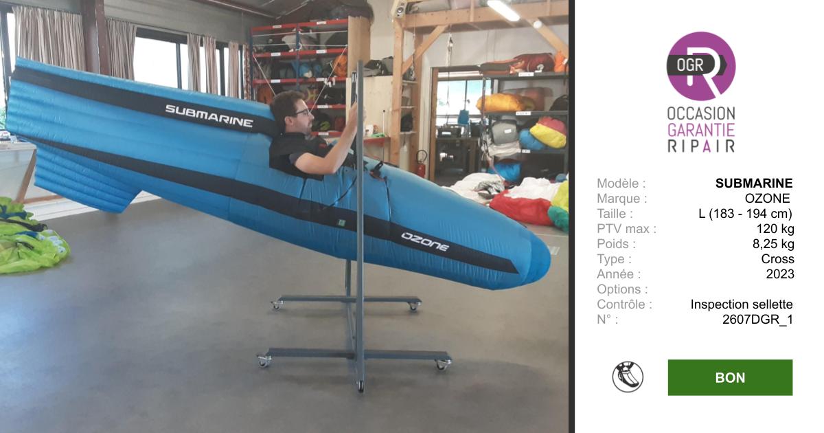 SUBMARINE OZONE L + Cockpit- SELLETTE PARAPENTE OCCASION