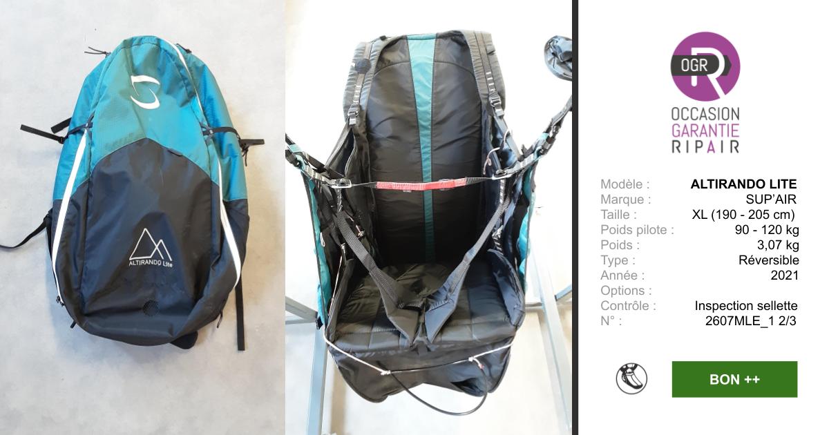 ALTIRANDO LITE SUPAIR XL - SELLETTE PARAPENTE OCCASION