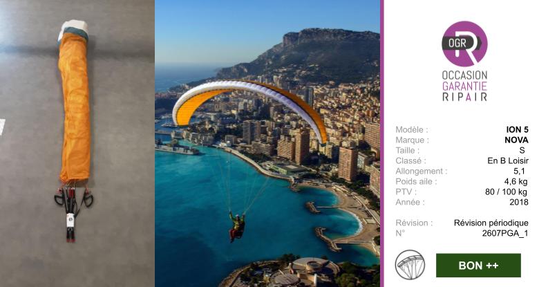 ION 5 NOVA S - PARAPENTE OCCASION