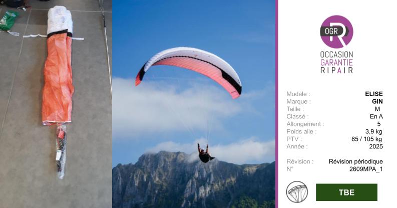 ELISE GIN M - PARAPENTE OCCASION – Image 3