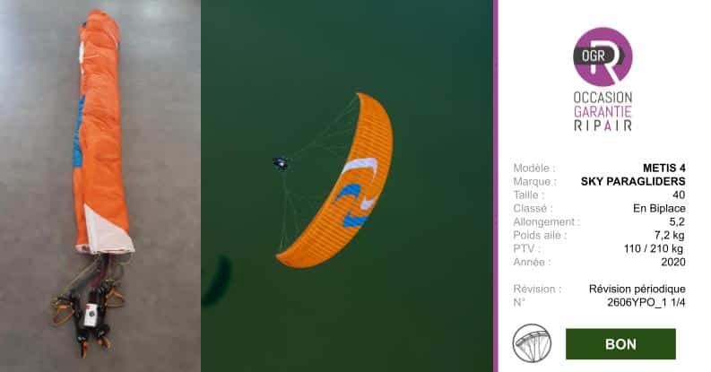 METIS 4 SKY PARAGLIDERS - PARAPENTE OCCASION – Image 2